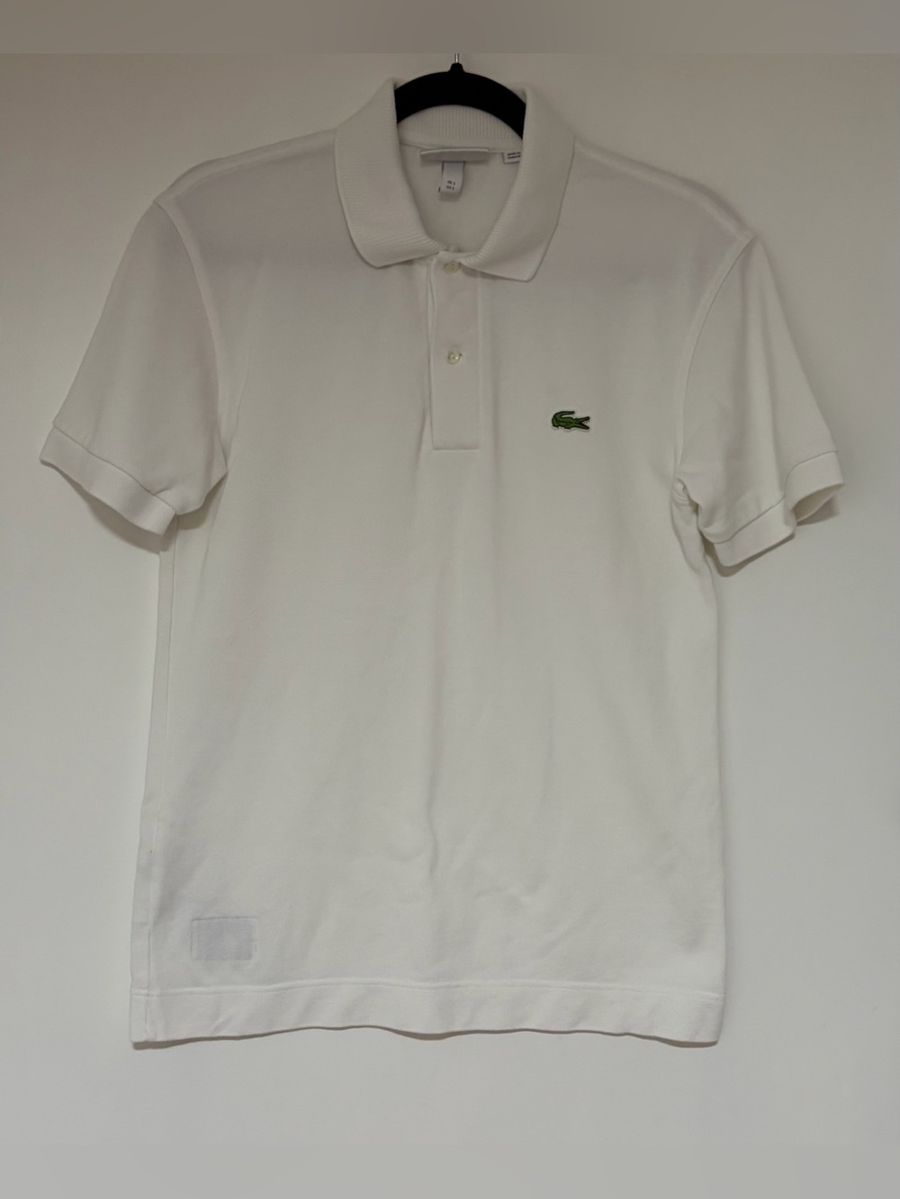 Lacoste Classique Men’s White Polo Shirt Size Small